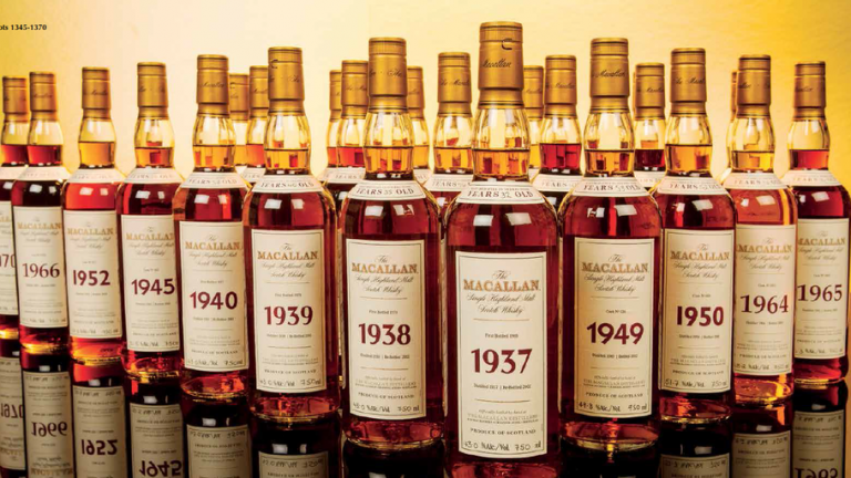 Sjælden whiskysamling på auktion
