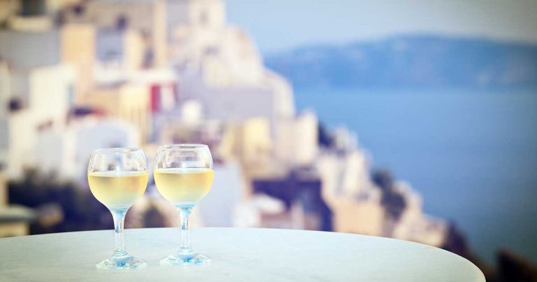 Vine på vej frem: Assyrtiko